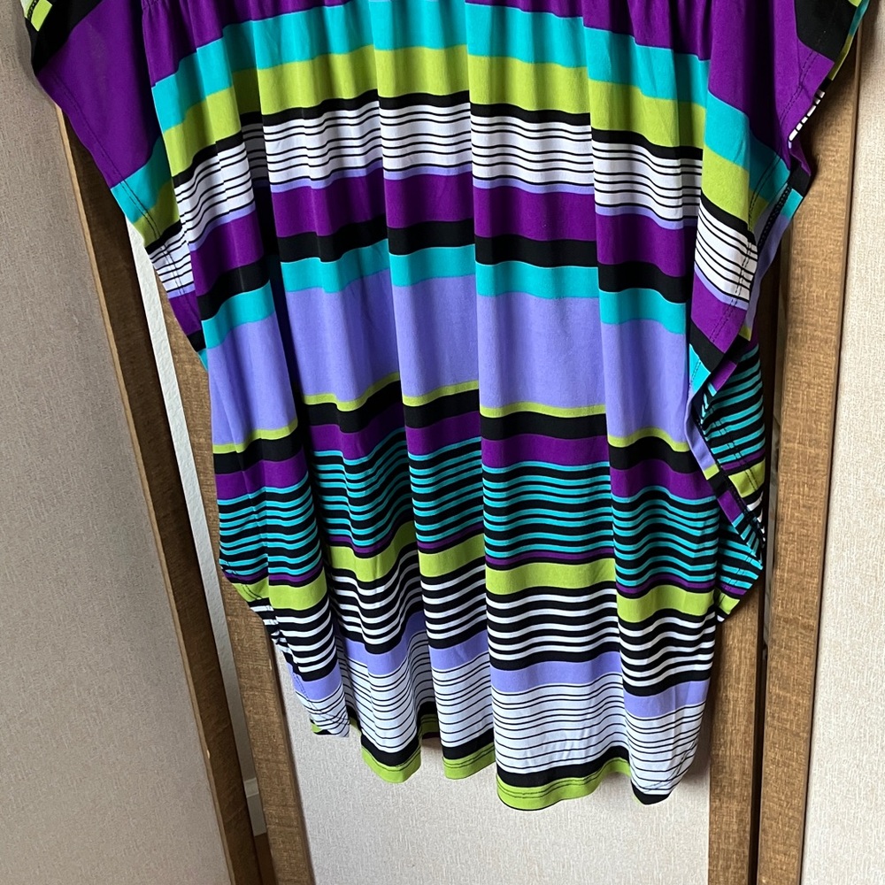 FINAL MARKDOWN Intriguing Threads Women's Striped dress 18w - Picture 4 of 13